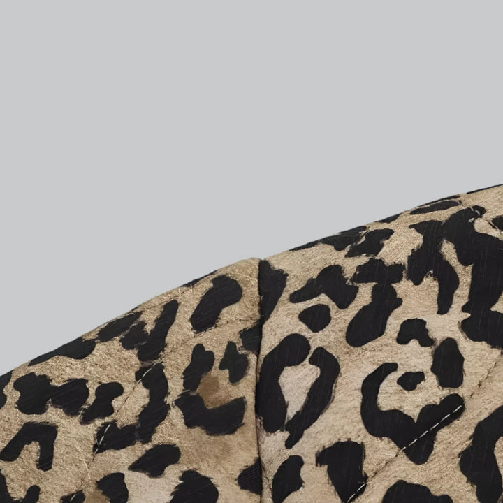 Chandler - Early Autumn Animal Print Cotton Jacket