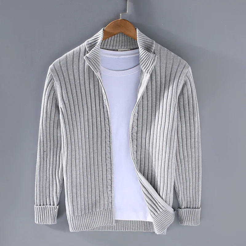 Ashton - Stand Collar Cardigan