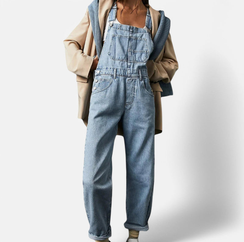 Monacogents | Y2K Denim Overalls Jumpsuit