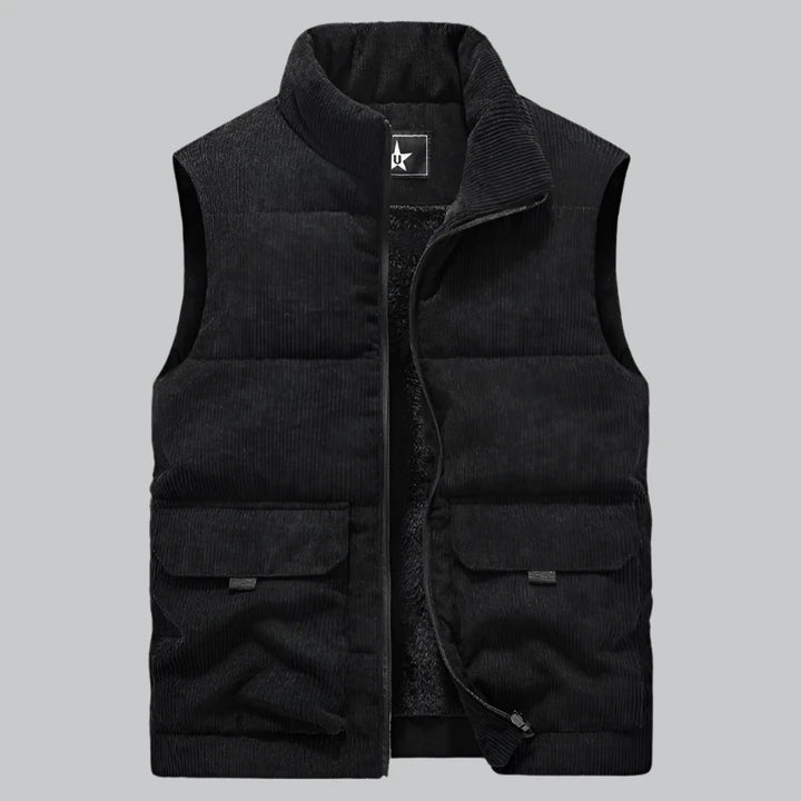 Dorian - Wool Cotton Padded Vest