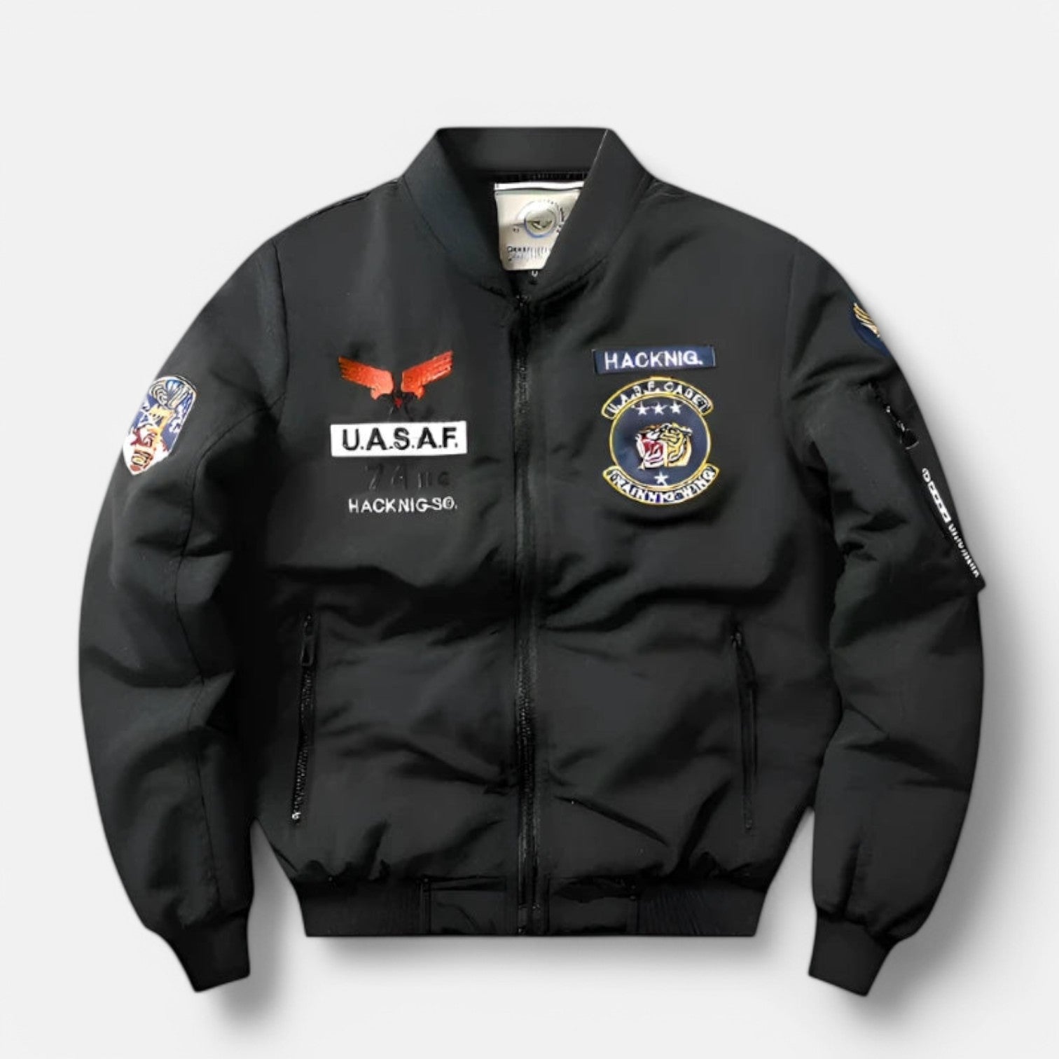 Monacogents | Military Style Fleece-Lined Bomber Jacket
