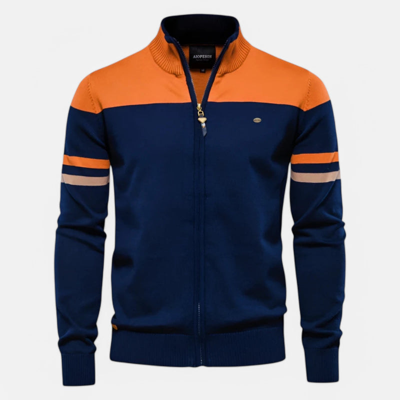 Monacogents | 100% Cotton Zip-Up Knit Vest