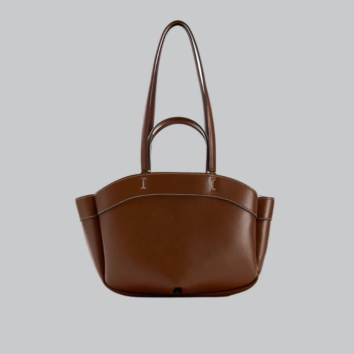 Isabella - Retro PU Leather Tote Bag