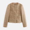 Monacogents | Chic Tweed Wool Jacket