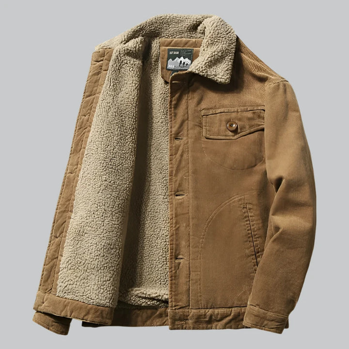 Theo - High-Quality Corduroy Winter Parka