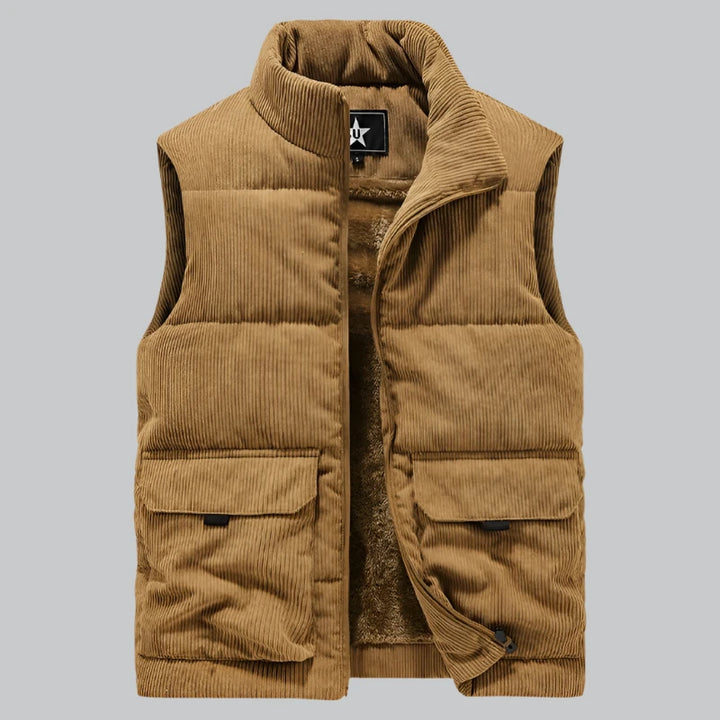 Dorian - Wool Cotton Padded Vest