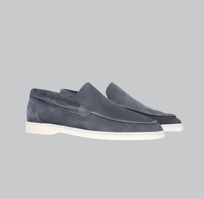 Apollo - Frosted Suede Yacht Loafers