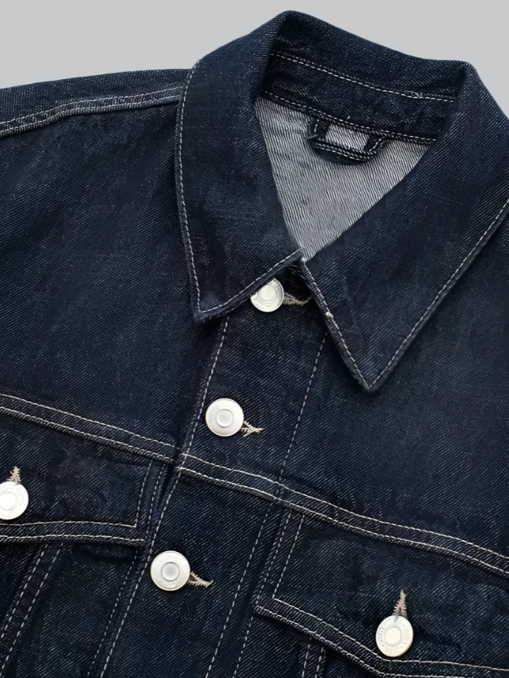 Willshela - Vintage Denim Jacket with Pockets