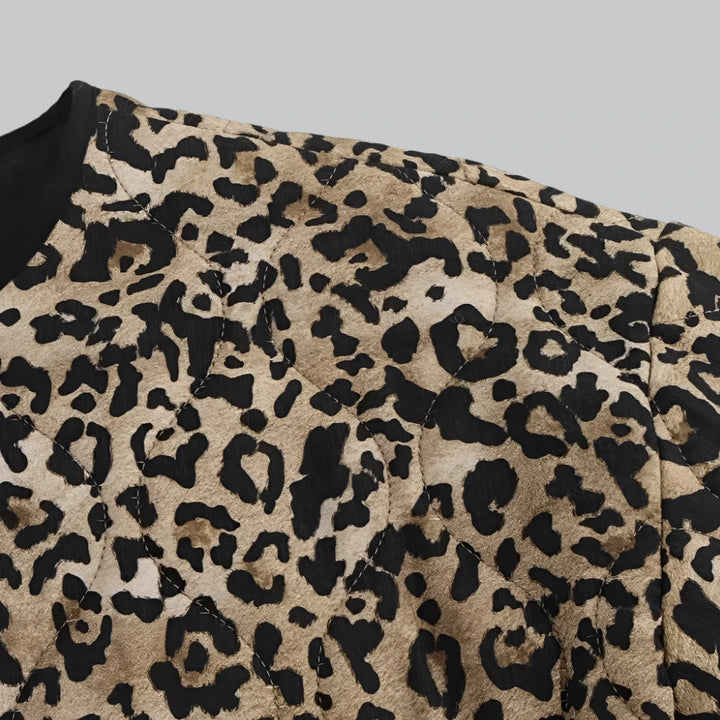 Chandler - Early Autumn Animal Print Cotton Jacket