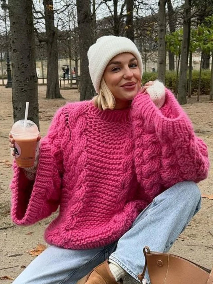 Tessa - Oversized Twist Sweater