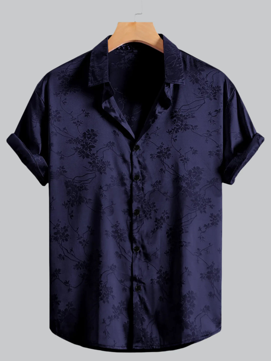 Kai - Embroidered Hawaiian Short Sleeve Shirt for Men