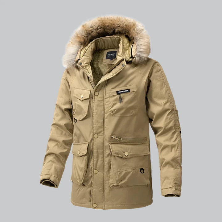 Jasper - Slim Fit Hooded Trenchcoat