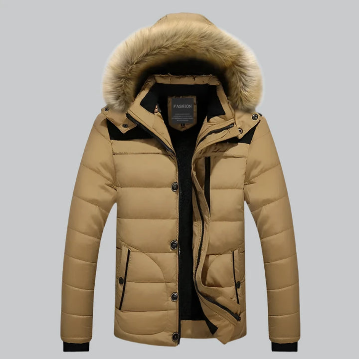 Ezra - Fleece-Lined Military Winter Parka