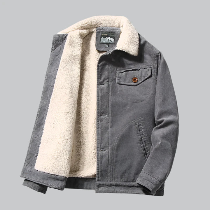 Theo - High-Quality Corduroy Winter Parka