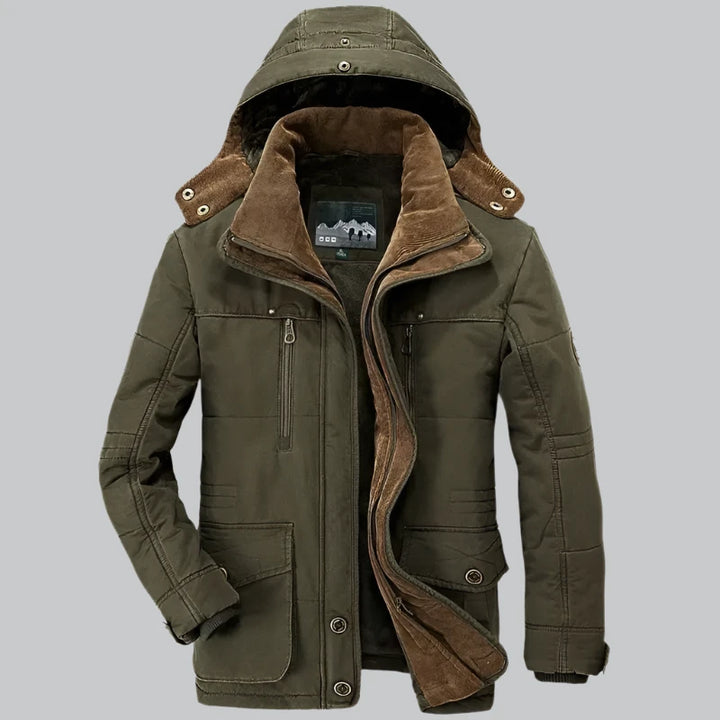 Leo - Men's Fleece-Lined Windproof Winter Parka