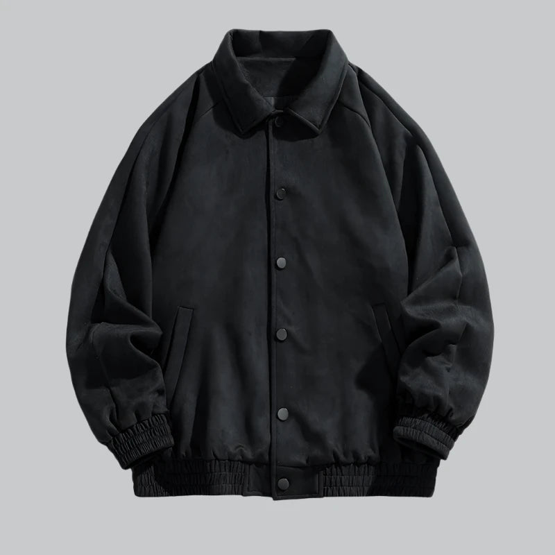 Landon - Oversized Suede Pilot Jacket