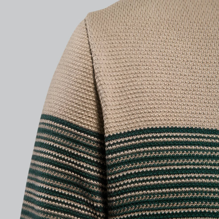 Isaac - Warm Winter Cotton Knit Sweater