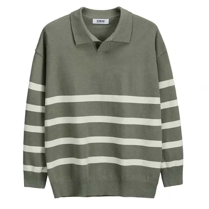 Elliot - Vintage Striped Knit Sweater