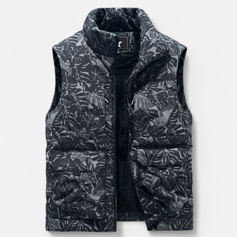 Monacogents | Multi-Pocket Fleece-Lined Vest