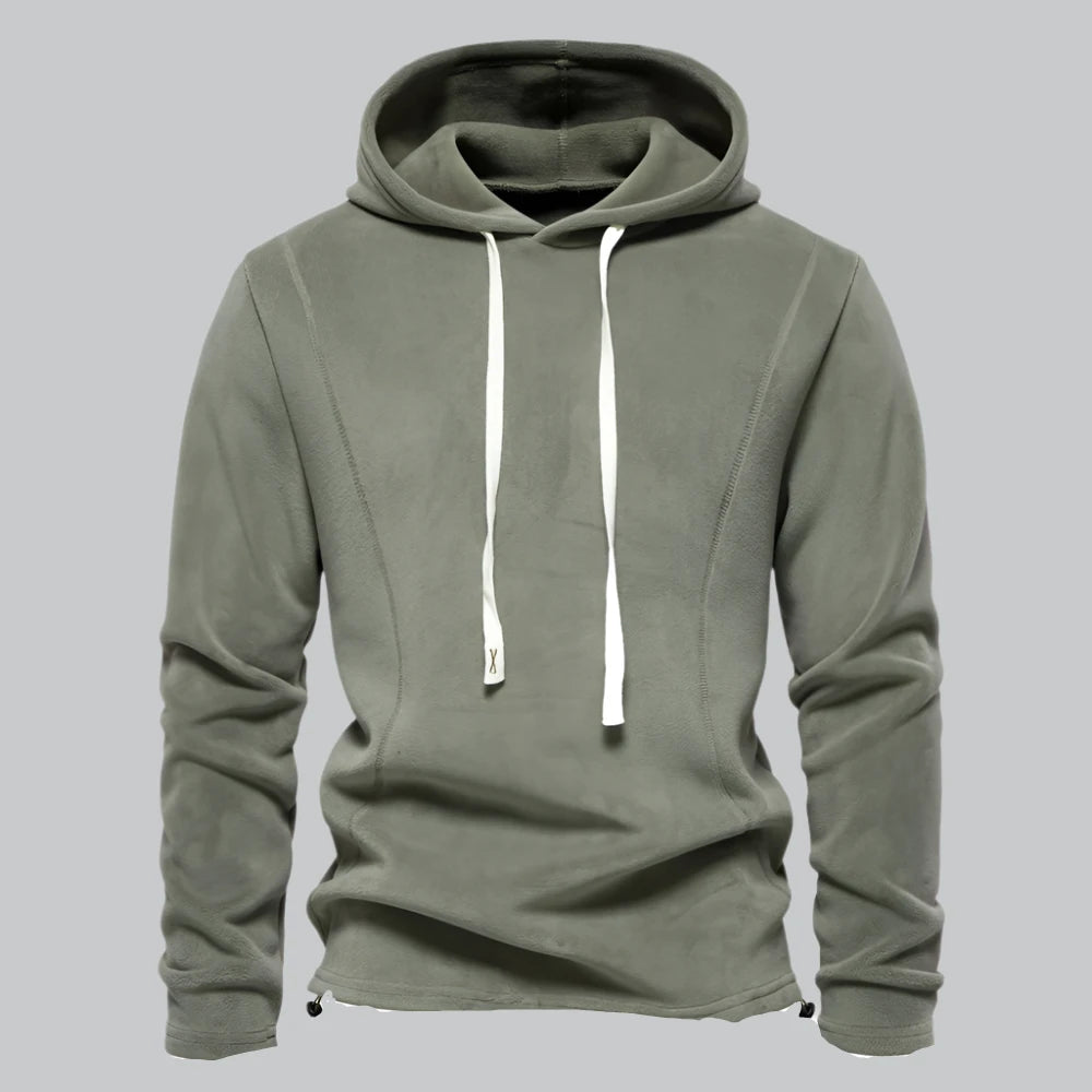 Ronan - Solid Fleece Winter Hoody