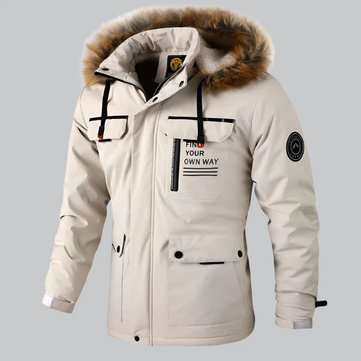 Brent - Waterproof Winter Parka with Detachable Hood