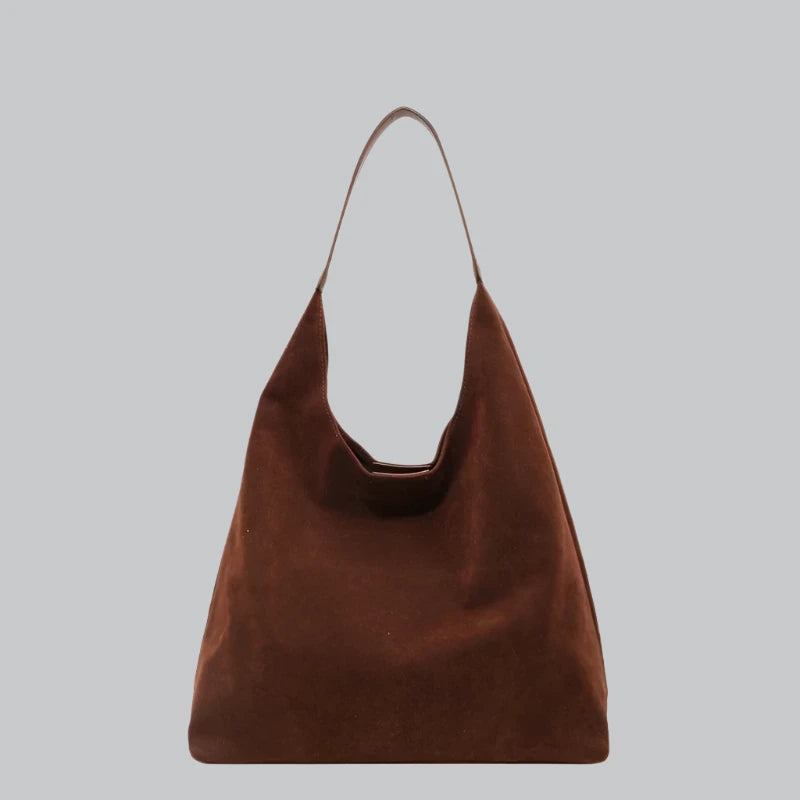 Emma - Vintage Suede Shoulder Bag