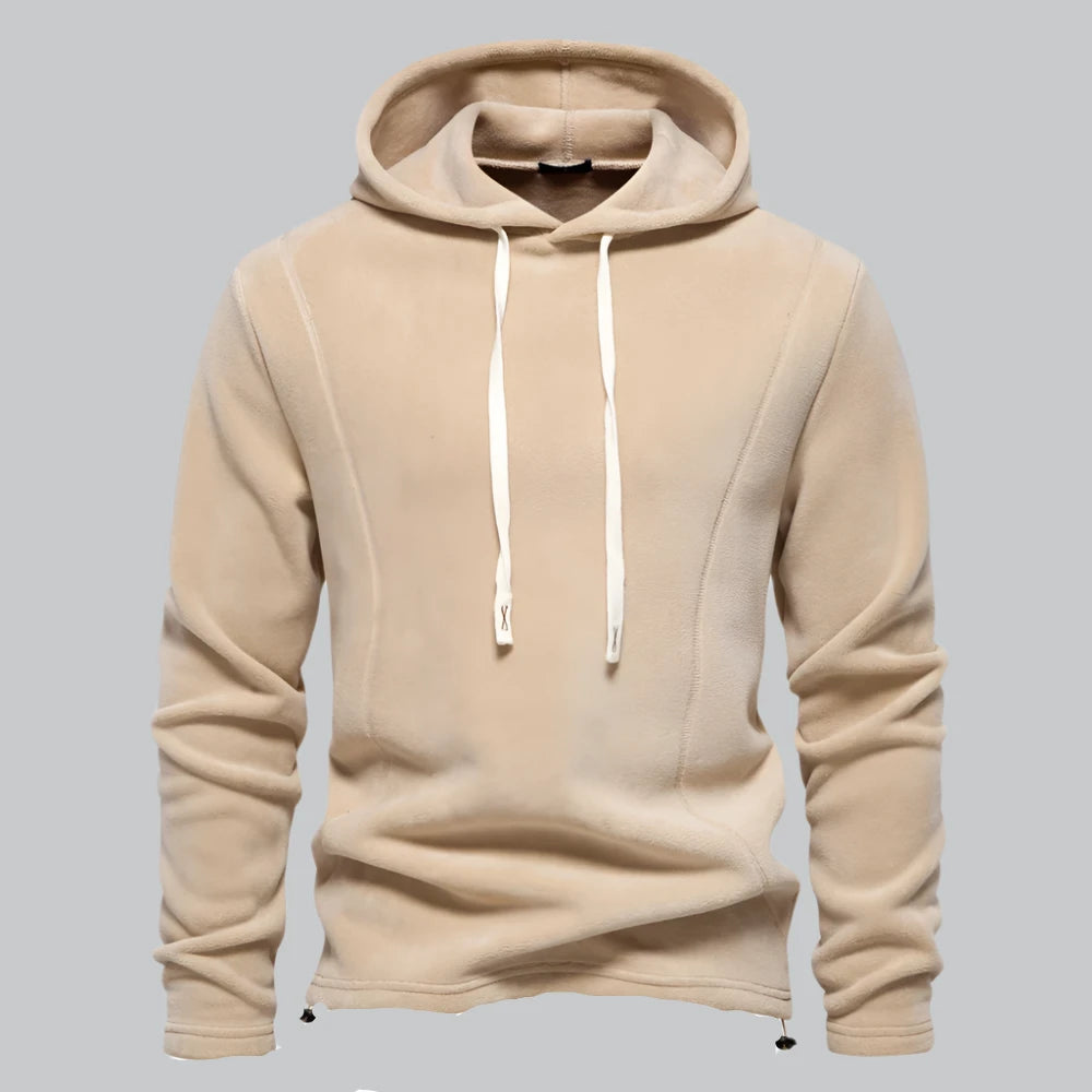 Ronan - Solid Fleece Winter Hoody