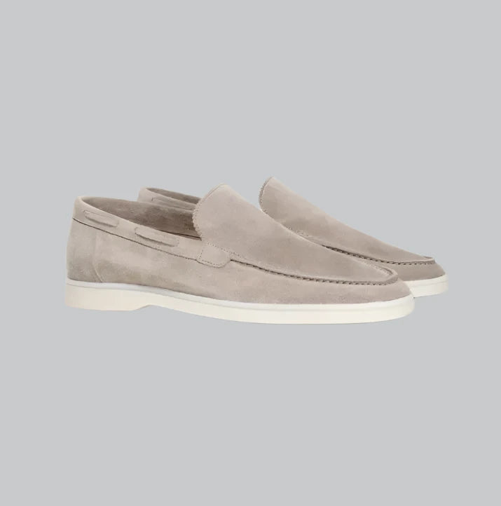 Apollo - Frosted Suede Yacht Loafers