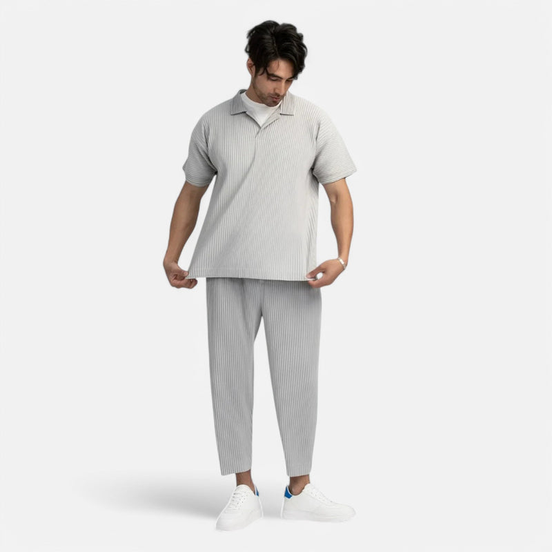 Monacogents | Tapered Miyake Pleated Pants