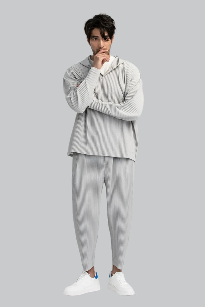 Hiro - Tapered Miyake Pleated Pants