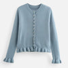 Monacogents | Ruffle Knit Cardigan