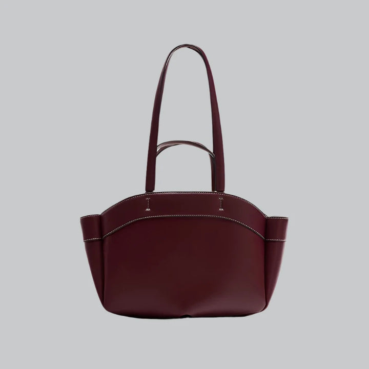 Isabella - Retro PU Leather Tote Bag