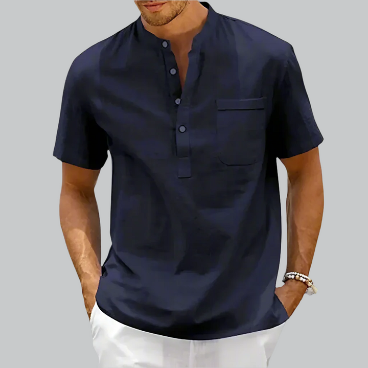 Leon - Men's Pure Linen Shirt