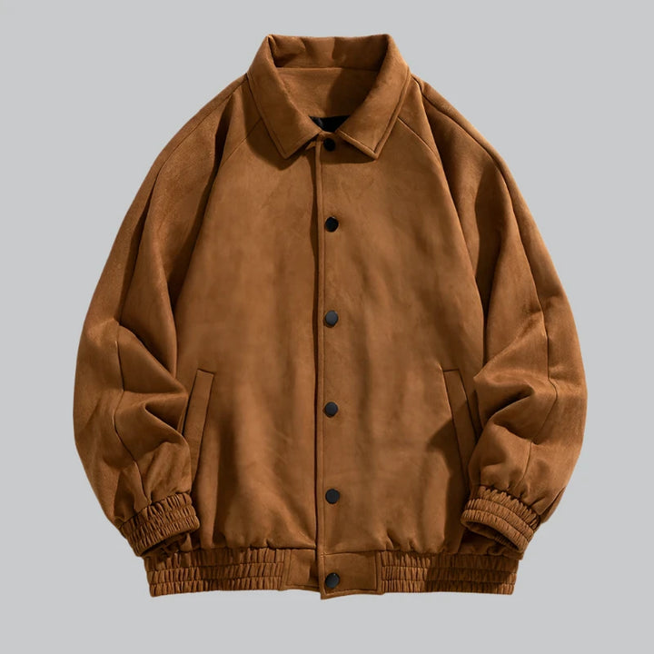 Landon - Oversized Suede Pilot Jacket