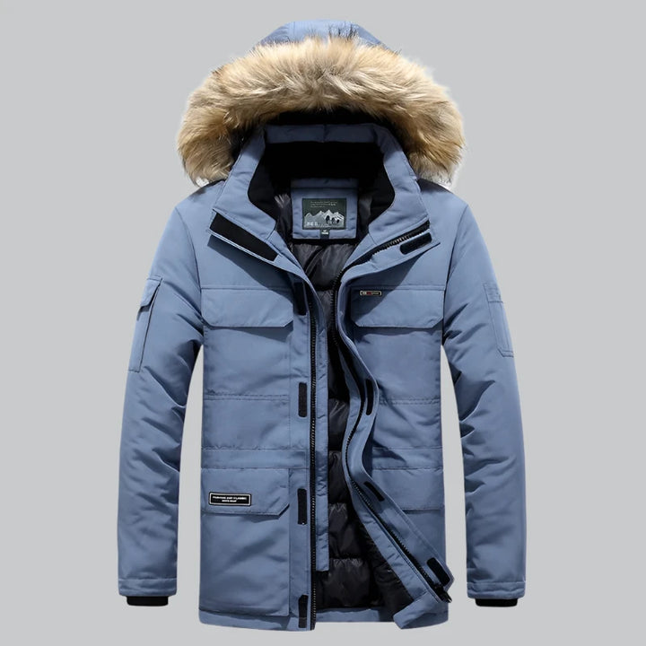 Jake - Men's Down Winter Parka with Hood