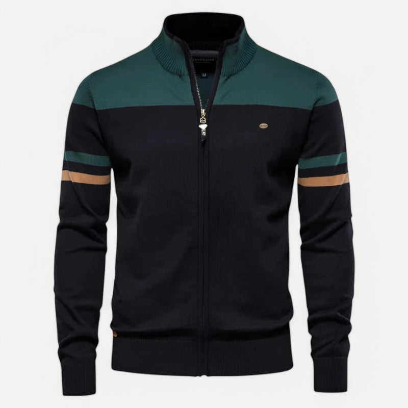 Monacogents | 100% Cotton Zip-Up Knit Vest