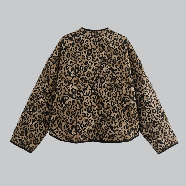 Chandler - Early Autumn Animal Print Cotton Jacket