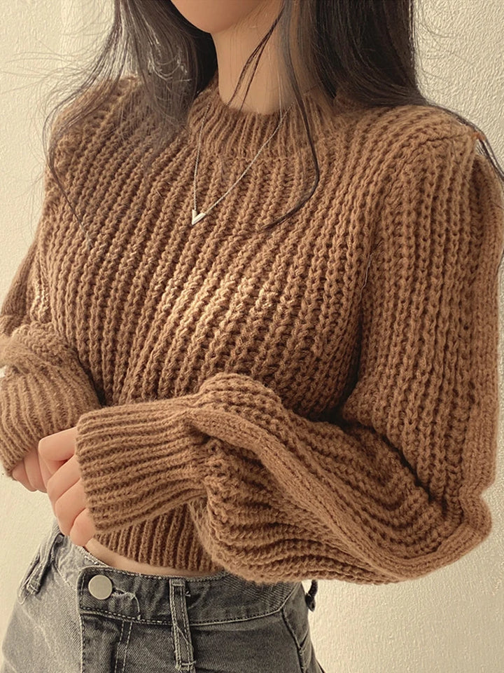 Nora - Vintage Lantern Sleeve Sweater