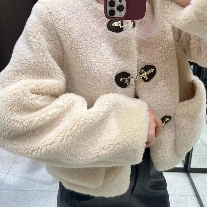 Rhea - Cozy Fleece Knit Jacket