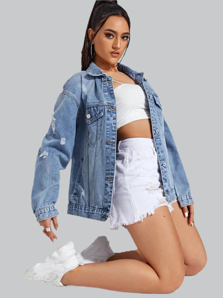 Sophie - Long Sleeve Denim Jacket for Women