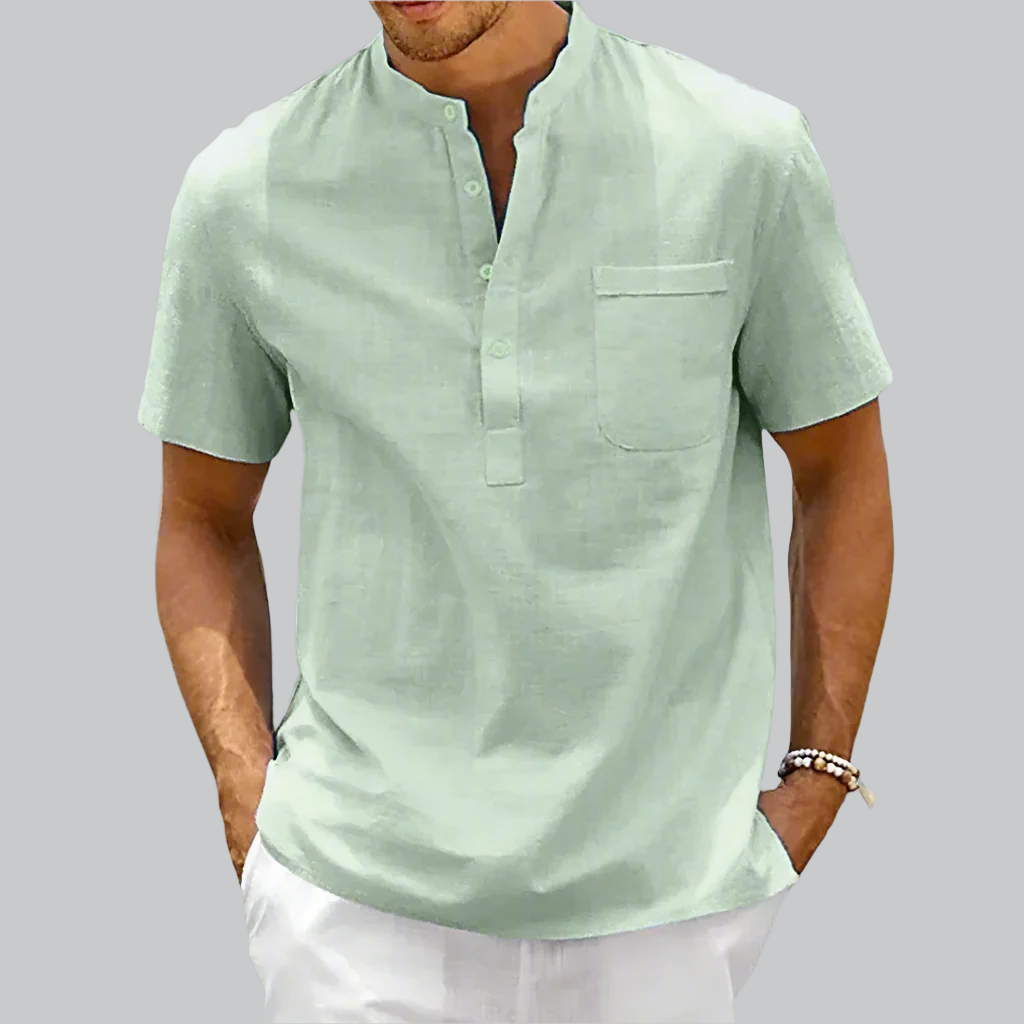 Leon - Men's Pure Linen Shirt