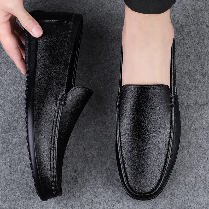 Carter - Genuine Leather Slip-On Loafers