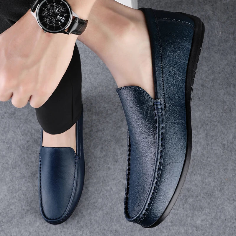 Carter - Genuine Leather Slip-On Loafers