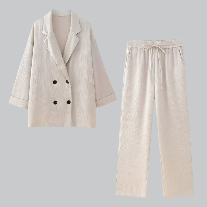 Serena - Double-Breasted Blazer and Trouser Set