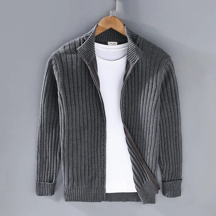 Ashton - Stand Collar Cardigan