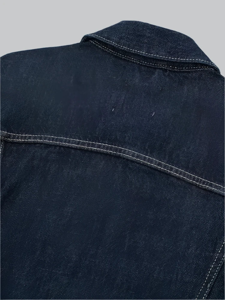 Willshela - Vintage Denim Jacket with Pockets