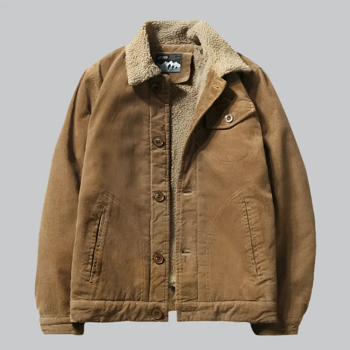 Theo - High-Quality Corduroy Winter Parka