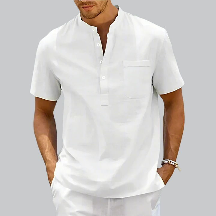 Leon - Men's Pure Linen Shirt