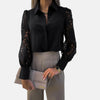 Monacogents | Elegant Chiffon V-Neck Blouse