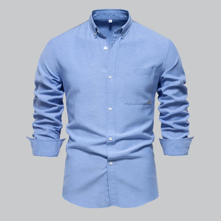 Evan - Patchwork Oxford Shirt